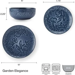 Pfaltzgraff® Garden Elegance 12 Piece Dinnerware Set, Service for 4- Dinnerware Service For 4