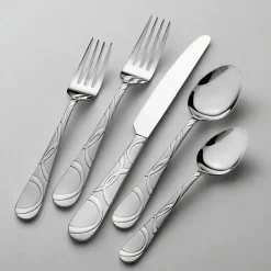 Pfaltzgraff® Garland Frost 53 Piece Flatware Set, Service for 8- Sets