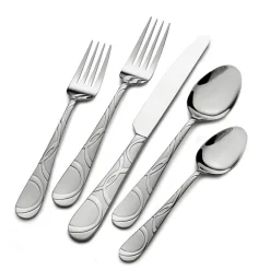 Pfaltzgraff® Garland Frost 53 Piece Flatware Set, Service for 8- Sets