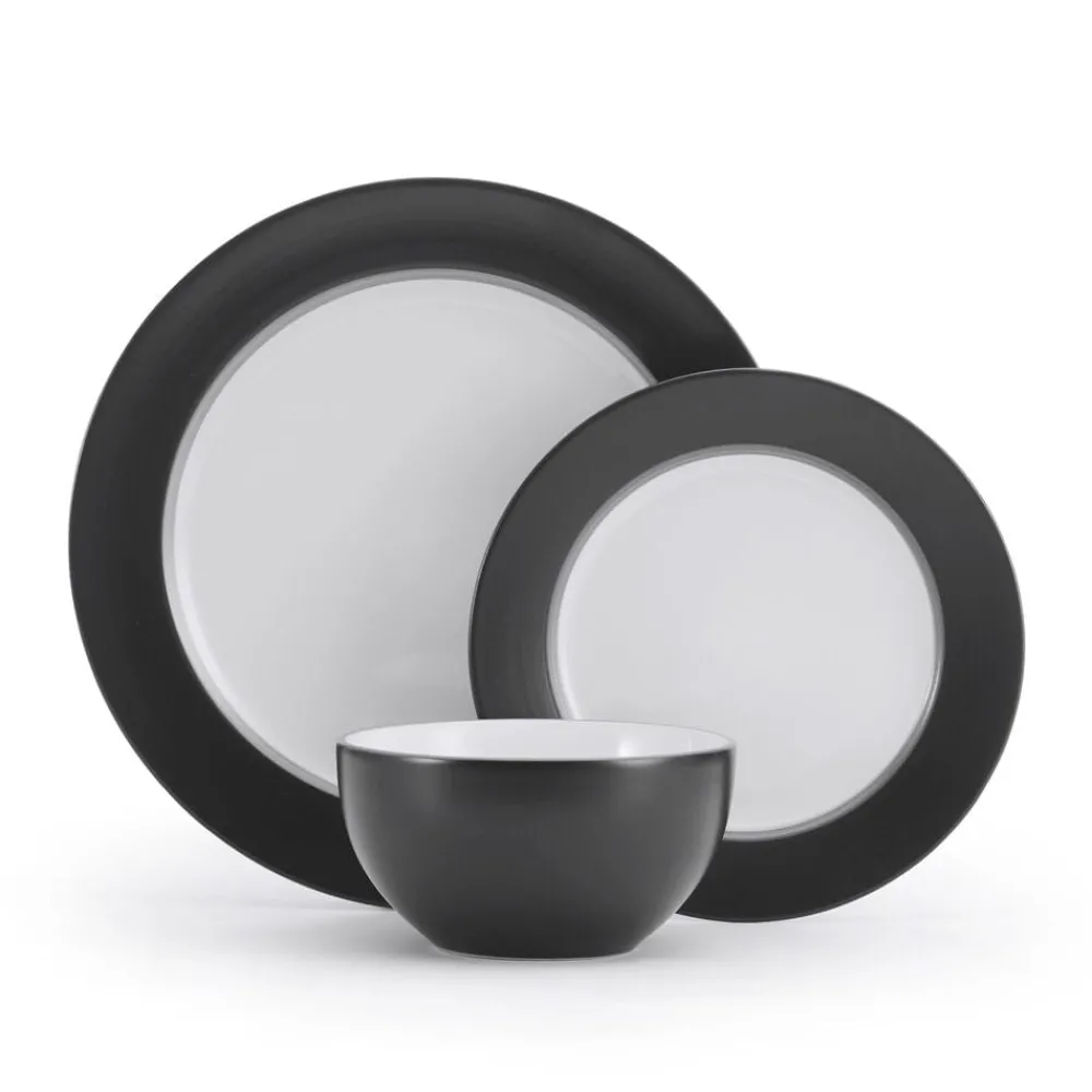 Pfaltzgraff® Grayson Charcoal 12 Piece Dinnerware Set, Service for 4- Dinnerware Service For 4