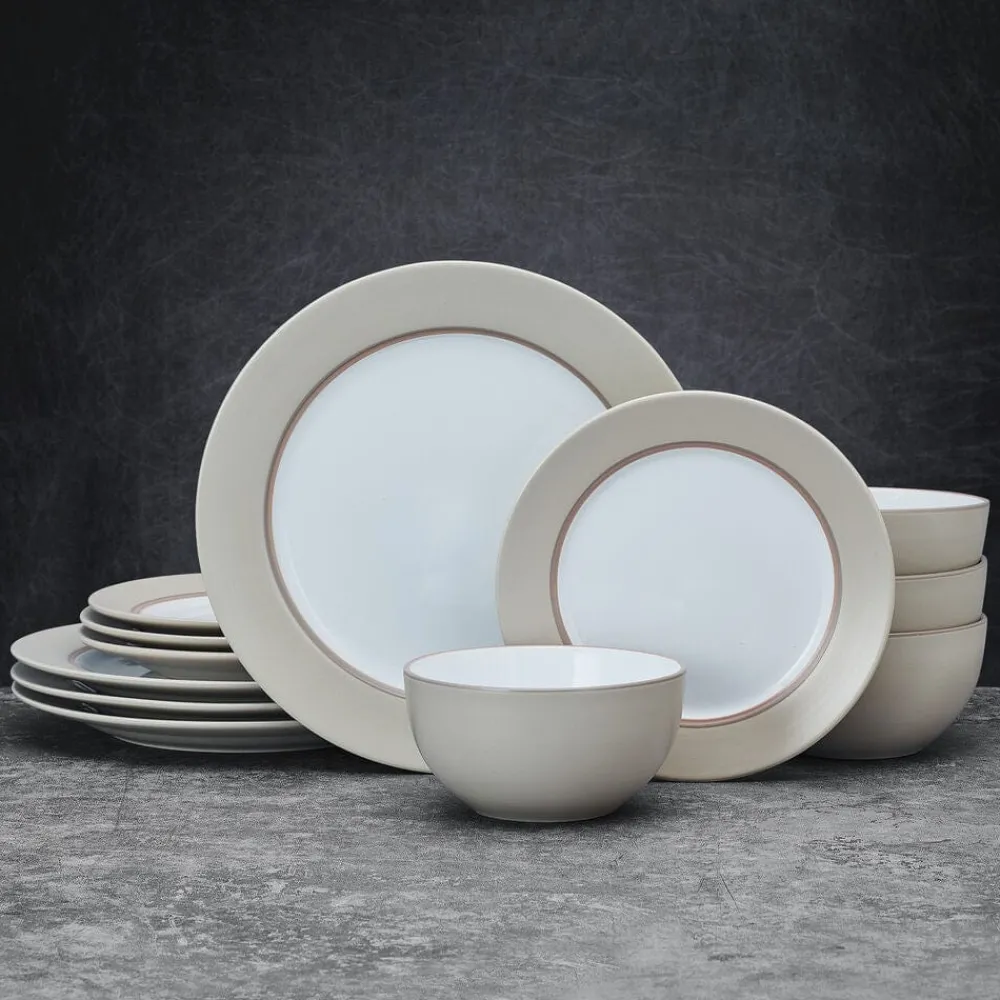 Pfaltzgraff® Grayson Taupe 12 Piece Dinnerware Set, Service for 4- Dinnerware Service For 4