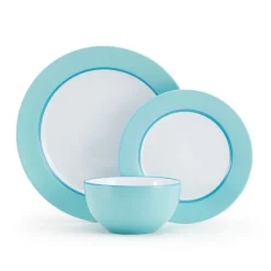 Pfaltzgraff® Grayson Teal 12 Piece Dinnerware Set, Service for 4- Dinnerware Service For 4