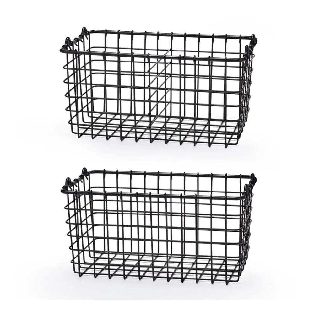 Gourmet Basics® Grid 2 Tier Storage Basket- Fruit And Storage Baskets
