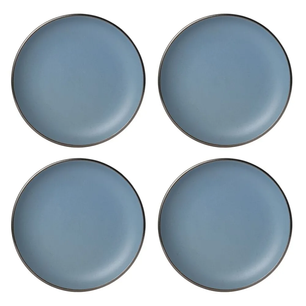Pfaltzgraff® Hadlee Blue 16 Piece Dinnerware Set, Service for 4- Dinnerware Service For 4