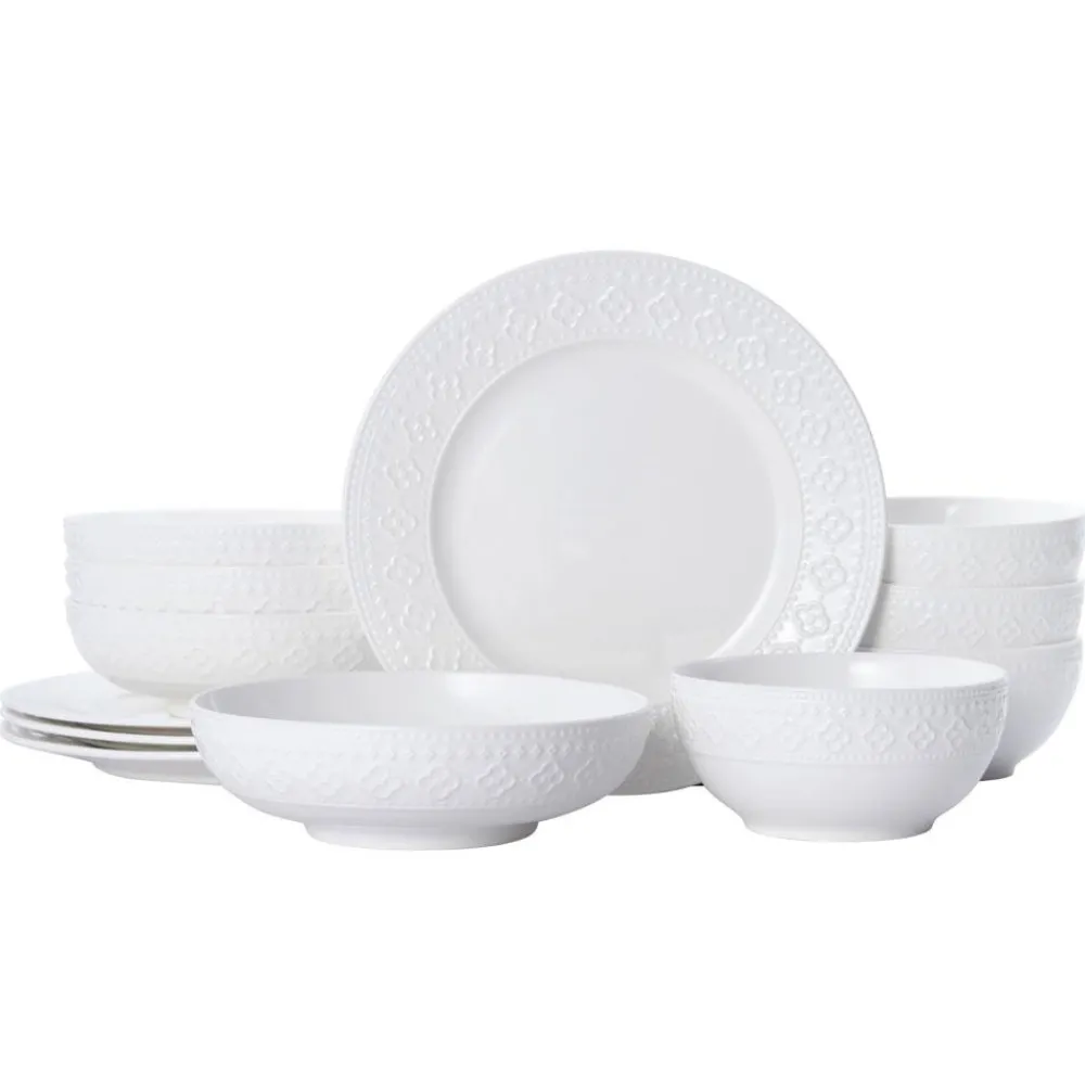 Pfaltzgraff® Haisley 12 Piece Dinnerware Set, Service for 4- Dinnerware Service For 4