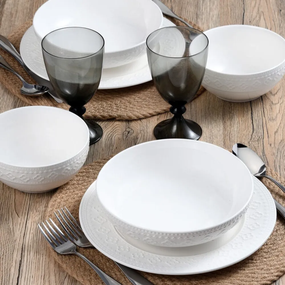 Pfaltzgraff® Haisley 12 Piece Dinnerware Set, Service for 4- Dinnerware Service For 4