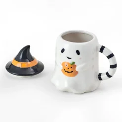 Pfaltzgraff® Halloween Ghost Mug with Lid- Coffee Mugs
