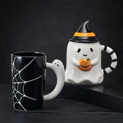 Pfaltzgraff® Halloween Ghost Mug with Lid- Coffee Mugs
