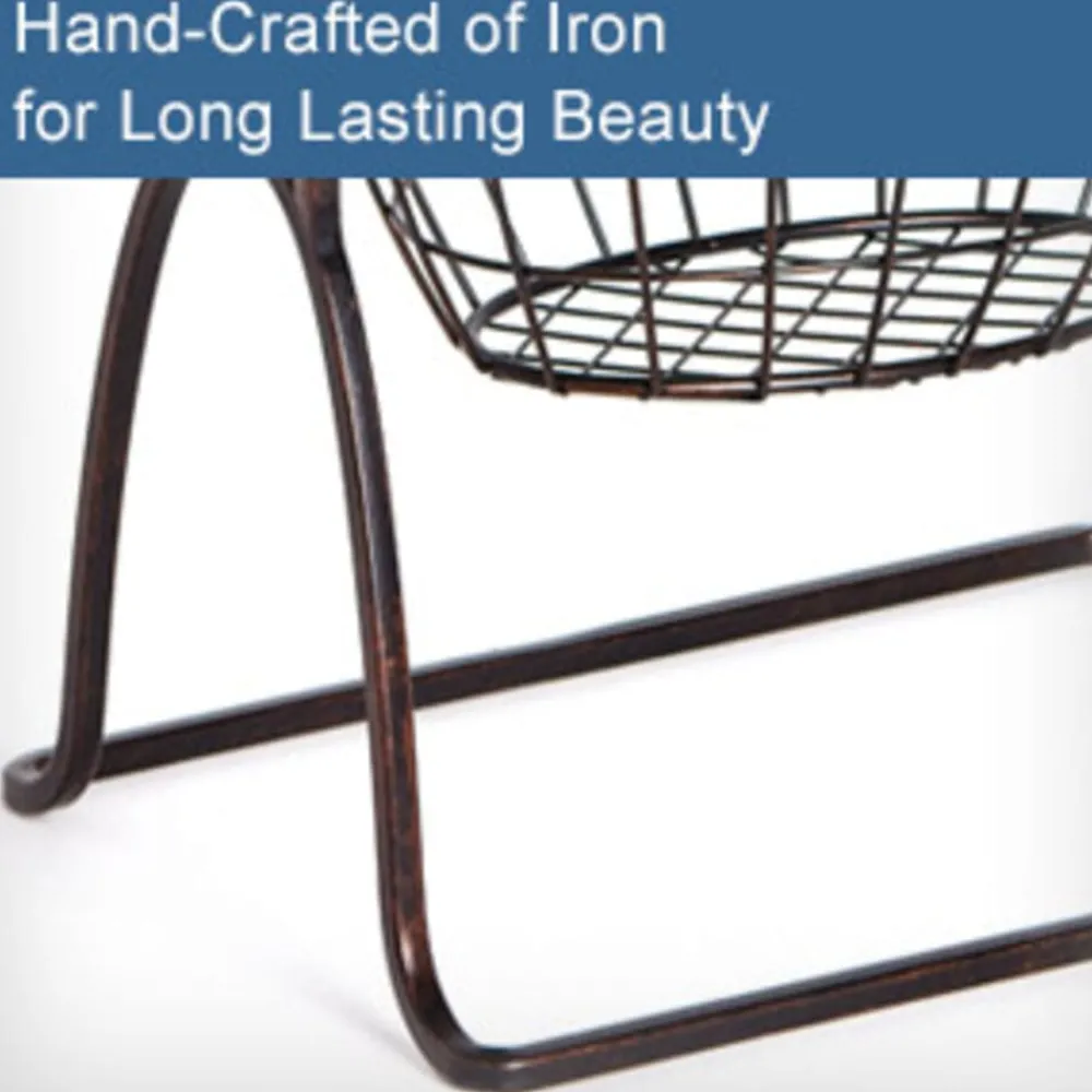 Gourmet Basics® Harbor Adjustable Standing Storage Rack- Fruit And Storage Baskets