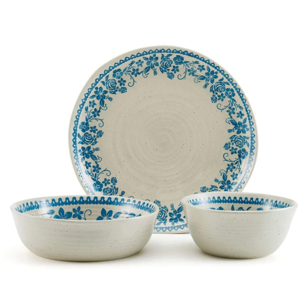 Pfaltzgraff® Hayden Blue 12 Piece Dinnerware Set, Service for 4- Dinnerware Service For 4