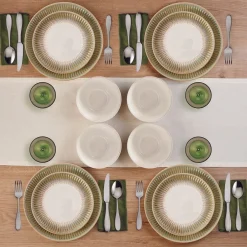 Pfaltzgraff® Hensley Green 12 Piece Dinnerware Set, Service for 4- Dinnerware Service For 4