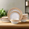 Pfaltzgraff® Hensley Taupe 12 Piece Dinnerware Set, Service for 4- Dinnerware Service For 4