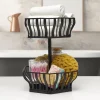 Gourmet Basics® Hex 2 Tier Storage Basket- Fruit And Storage Baskets
