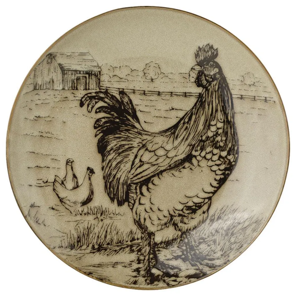 Pfaltzgraff® Homespun Rooster 16 Piece Dinnerware Set, Service for 4- Dinnerware Service For 4