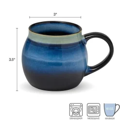 Pfaltzgraff® Horizon Set of 6 Mugs, Assorted- Coffee Mugs