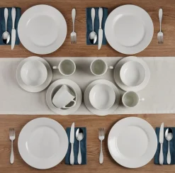 Studio Nova Kendall 16 Piece Dinnerware Set, Service for 4- Dinnerware Service For 4