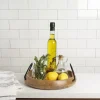 Gourmet Basics® Knox Mango Wood Serve Tray- Fruit And Storage Baskets