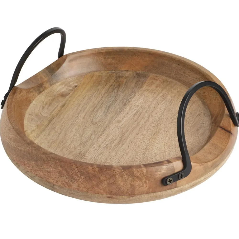 Gourmet Basics® Knox Mango Wood Serve Tray- Fruit And Storage Baskets