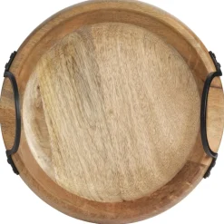 Gourmet Basics® Knox Mango Wood Serve Tray- Fruit And Storage Baskets