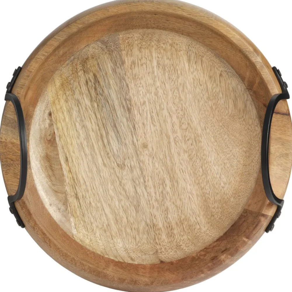 Gourmet Basics® Knox Mango Wood Serve Tray- Fruit And Storage Baskets