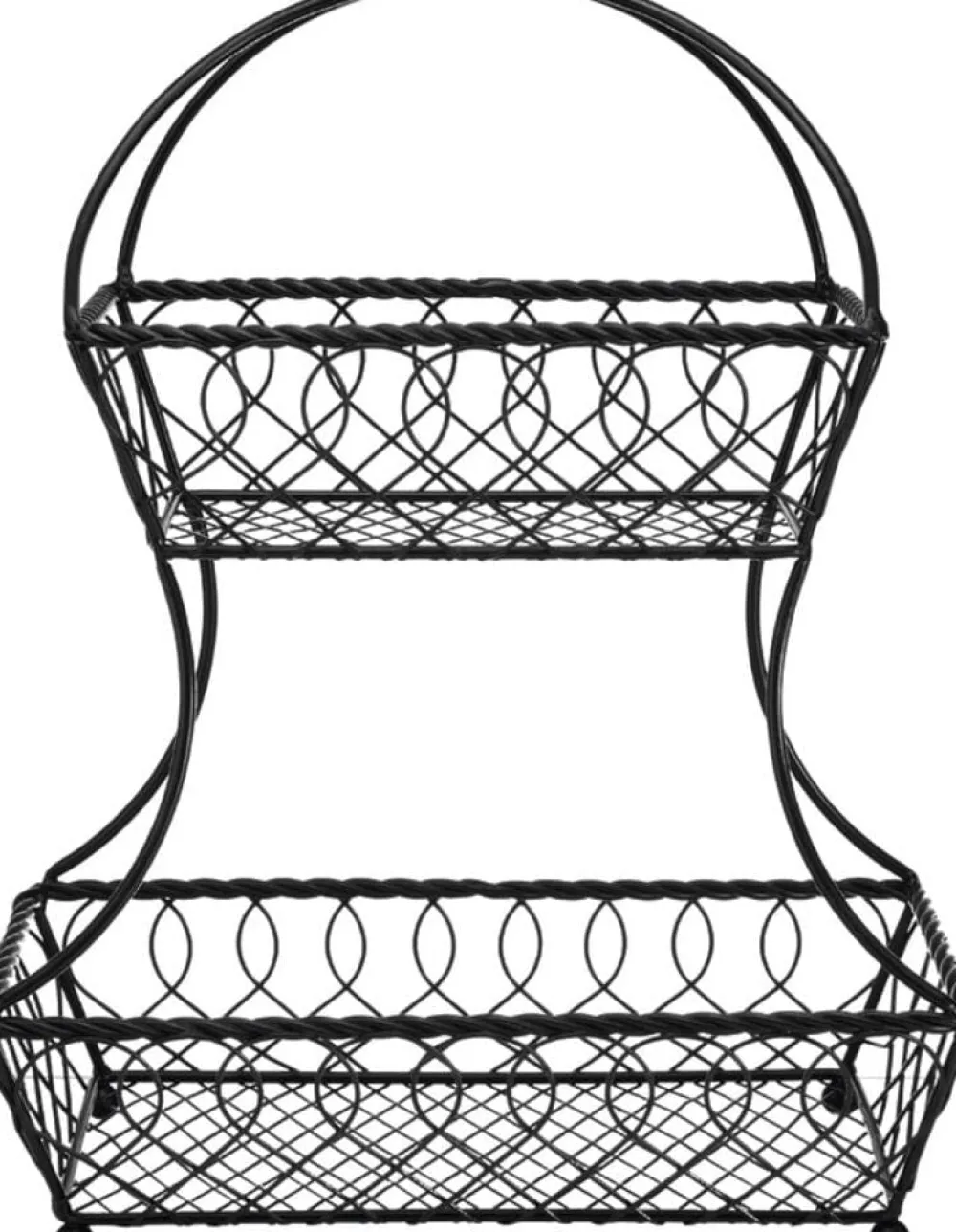 Gourmet Basics® Lattice 2 Tier Fruit Storage Basket- Fruit And Storage Baskets