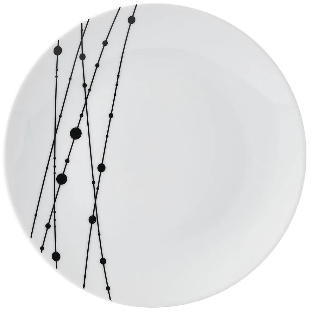 Studio Nova Linear Symphony 12 Piece Dinnerware Set, Service for 4- Dinnerware Service For 4