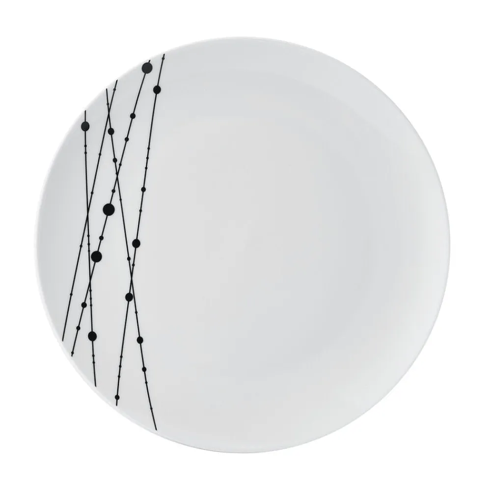 Studio Nova Linear Symphony 12 Piece Dinnerware Set, Service for 4- Dinnerware Service For 4