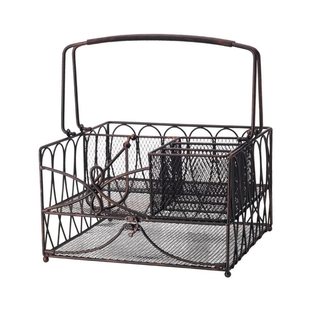 Gourmet Basics® Loop Picnic Caddy- Buffet Caddies|Fruit And Storage Baskets