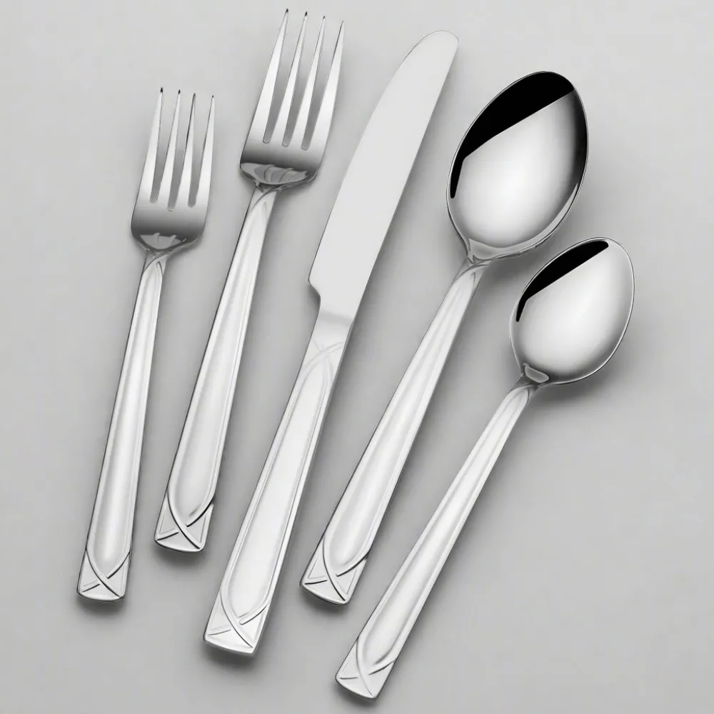 Pfaltzgraff® Mabel 30 Piece Flatware Set With Caddy, Service for 6- Sets