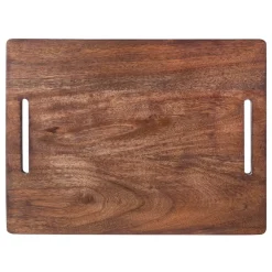 Gourmet Basics® Madam Grid Stacking and Nesting Basket with Mango Wood Lid- Fruit And Storage Baskets