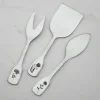 Towle® Living Matte Floral 3 Piece Cheese Spreader Set- Openstock