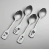 Towle® Living Matte Floral Set of 4 Mini Coffee Spoons- Openstock|Sets