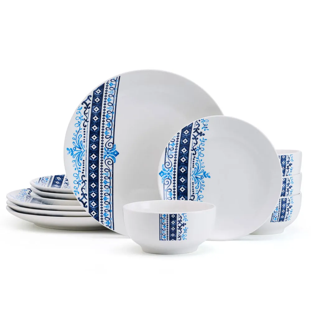 Studio Nova Michele 12 Piece Dinnerware Set, Service for 4- Dinnerware Service For 4