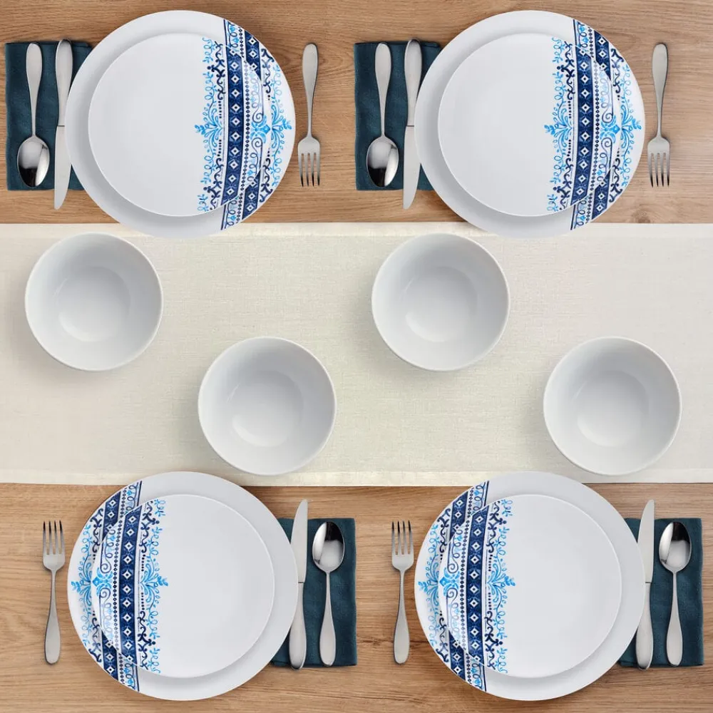 Studio Nova Michele 12 Piece Dinnerware Set, Service for 4- Dinnerware Service For 4