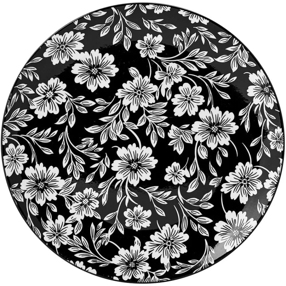Pfaltzgraff® Midnight Blooms 12 Piece Dinnerware Set, Service for 4- Dinnerware Service For 4