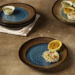 Pfaltzgraff® Monroe Blue Set of 4 Appetizer Plates- Appetizer Plates