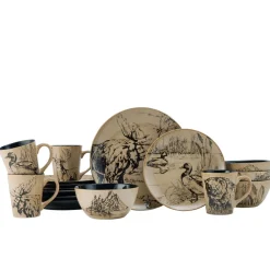 Mossy Oak® Mossy Oak Animal Print 16 Piece Dinnerware Set, Service for 4- Dinnerware Service For 4