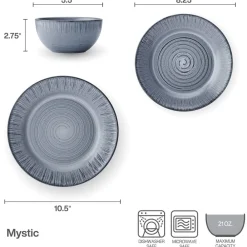 Pfaltzgraff® Mystic 12 Piece Dinnerware Set, Service for 4- Dinnerware Service For 4
