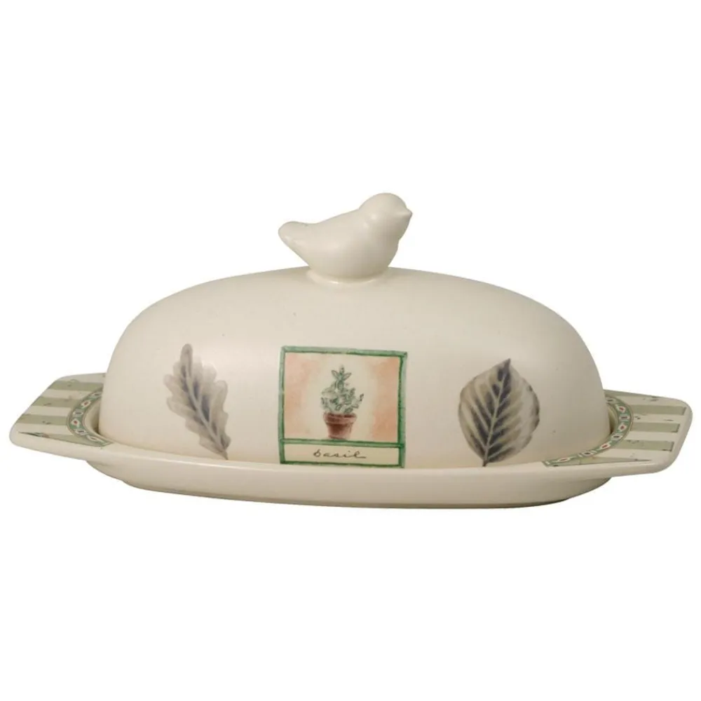 Pfaltzgraff® Naturewood® Covered Butter Dish- Butter Dishes