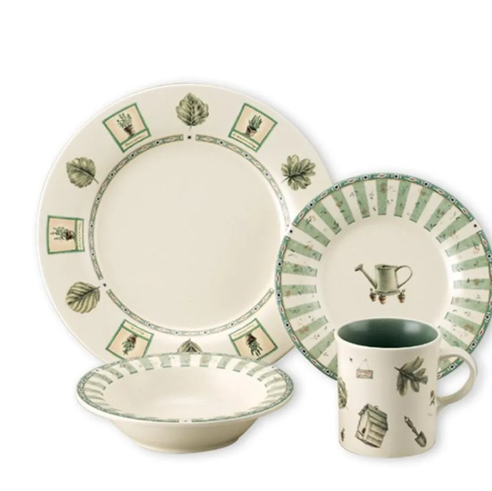 Pfaltzgraff® Naturewood® Dinnerware Set- Dinnerware Service For 8|Dinnerware Service For 4