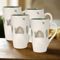 Pfaltzgraff® Naturewood® Set of 4 Latte Mugs- Coffee Mugs