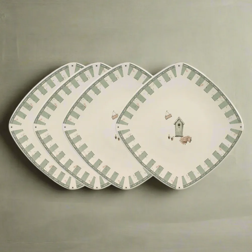 Pfaltzgraff® Naturewood® Set of 4 Square Salad Plates- Salad Plates