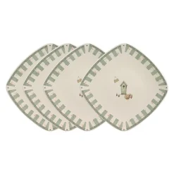 Pfaltzgraff® Naturewood® Set of 4 Square Salad Plates- Salad Plates