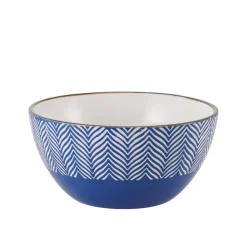 Pfaltzgraff® Navy Set of 6 Soup Cereal Bowls, Assorted- Soup Cereal Bowls