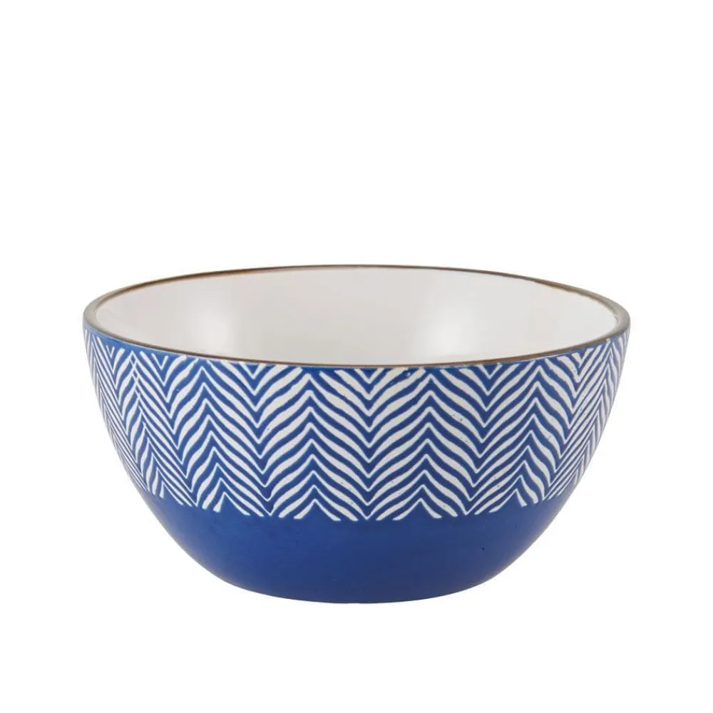 Pfaltzgraff® Navy Set of 6 Soup Cereal Bowls, Assorted- Soup Cereal Bowls