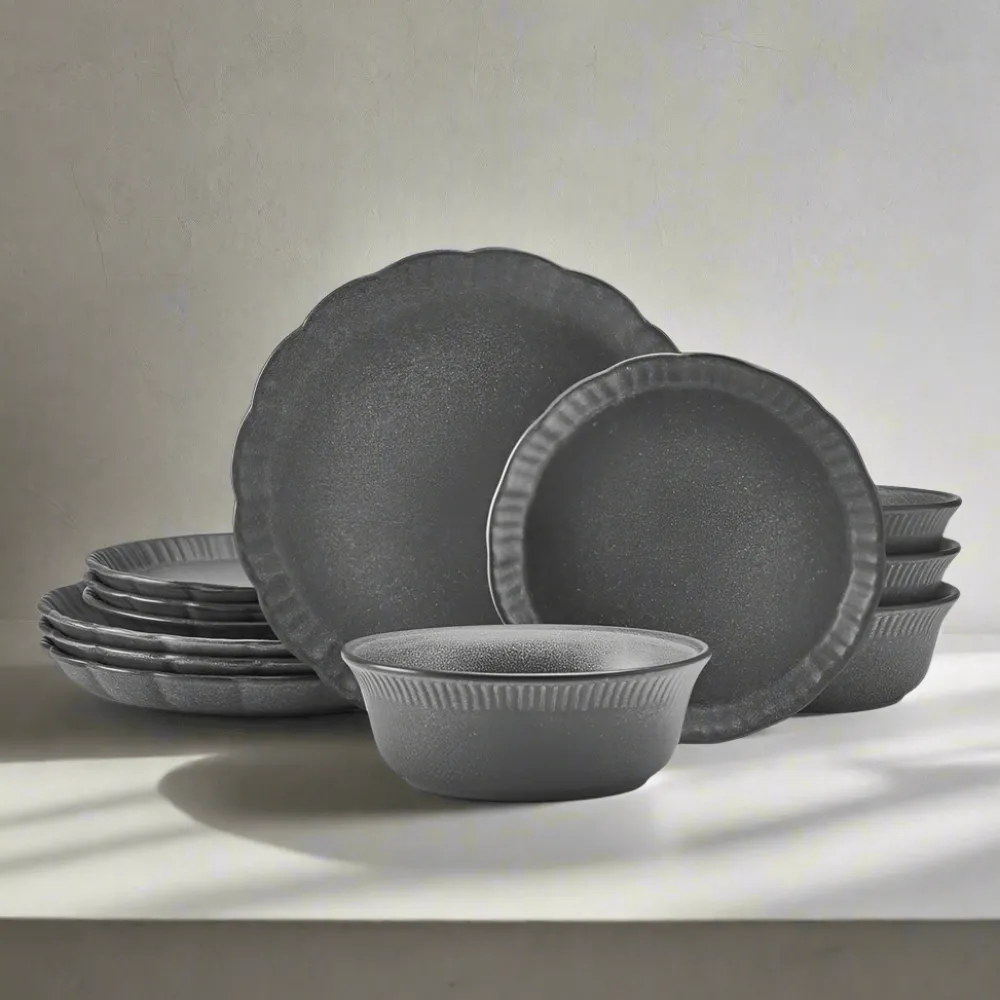 Pfaltzgraff® Noah 12 Piece Dinnerware Set, Service for 4- Dinnerware Service For 4