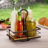 Gourmet Basics® Nova Rotating Condiment Caddy- Fruit And Storage Baskets|Buffet Caddies
