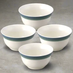 Pfaltzgraff® Ocean Breeze Set of 4 Deep Soup Cereal Bowls- Soup Cereal Bowls
