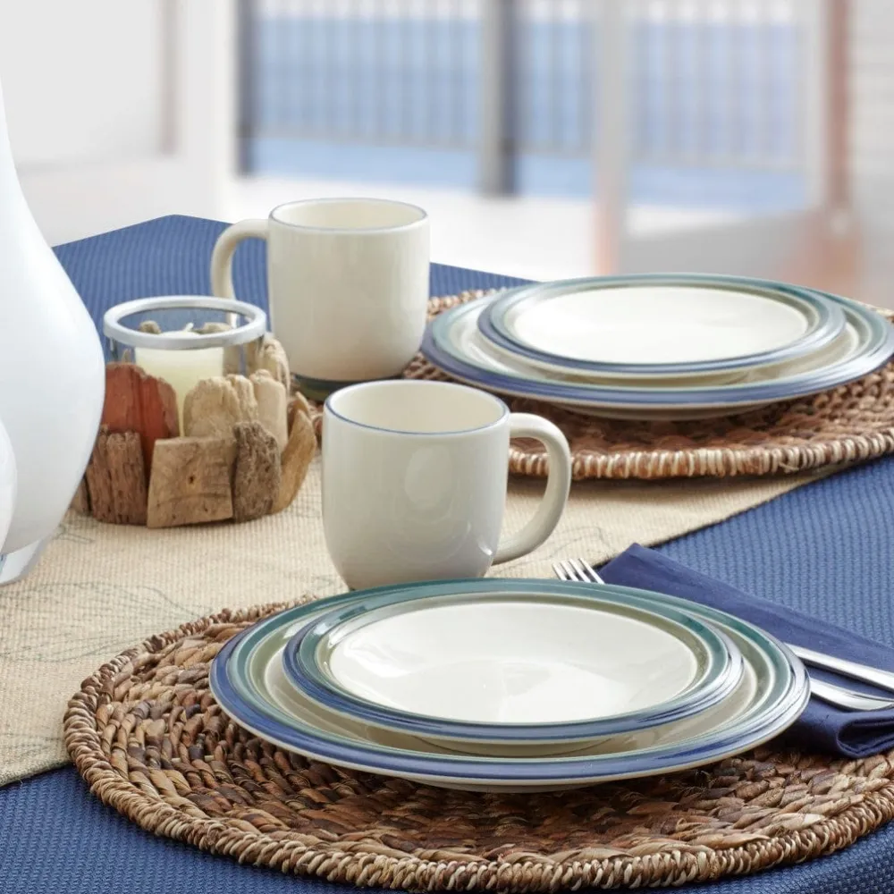 Pfaltzgraff® Ocean Breeze Set of 4 Dinner Plates- Dinner Plates