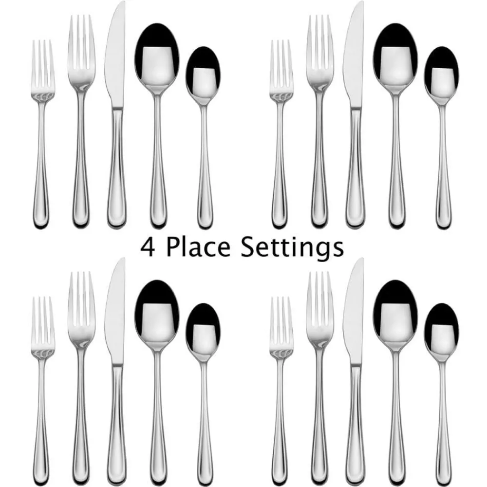 Towle® Living Olivia 20 Piece Flatware Set, Service for 4- Sets